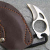 Camping Mini Carabiner Knife with Leather